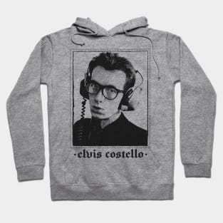 Elvis Costello Vintage Look Punksthetic Hoodie